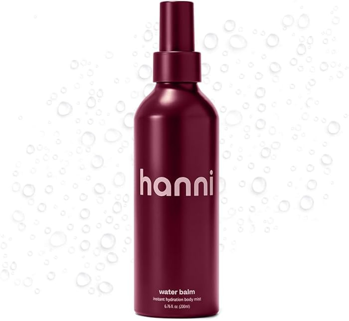 HANNI Water Balm Hydrating Body Mist, Moisturizer Spray with Hyaluronic Acid for All Skin Types, ... | Amazon (US)