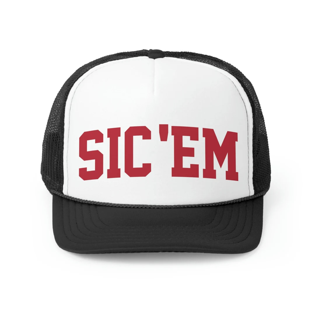 Sic 'em Fan of Georgia Trucker Hat Snapback Hat - Etsy | Etsy (US)