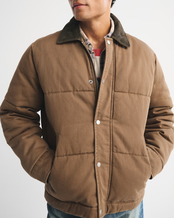 Workwear Puffer | Abercrombie & Fitch (US)