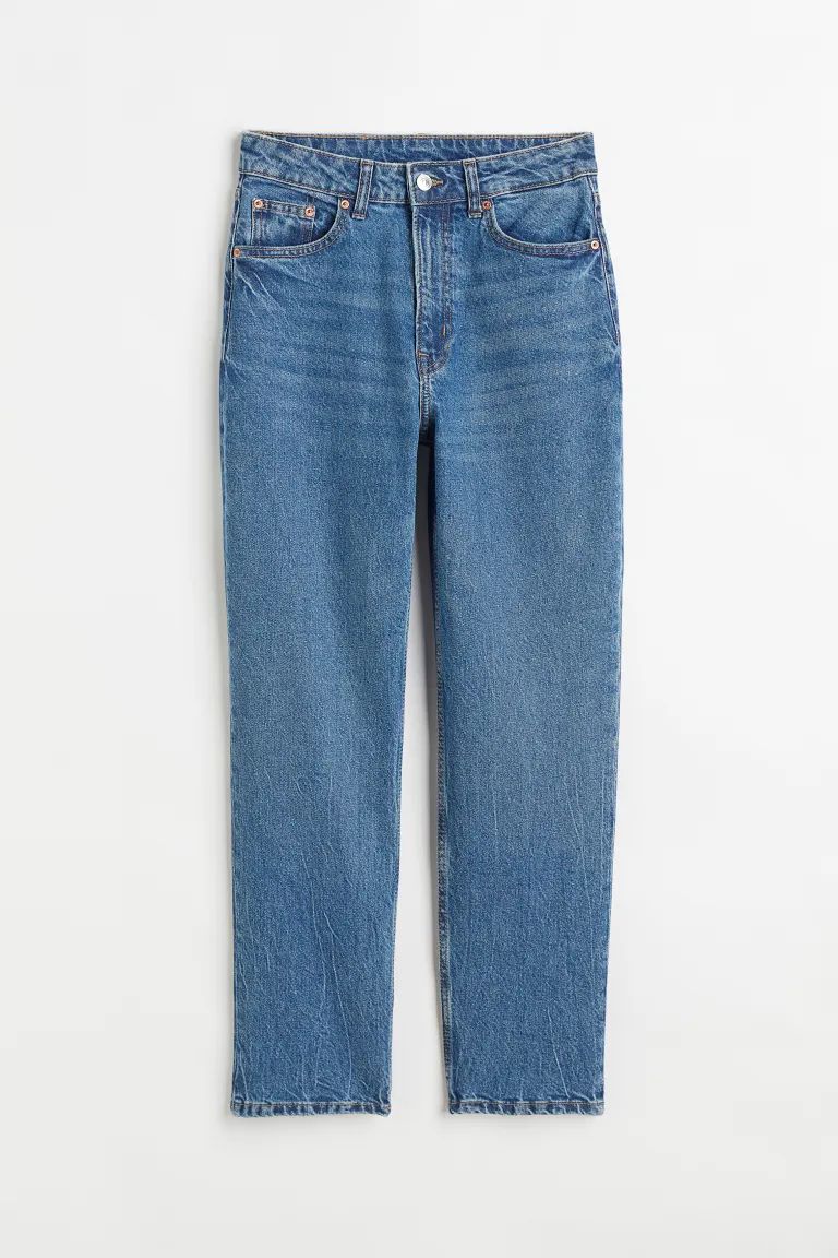 Conscious choice  New Arrival5-pocket, slim-fit jeans in slightly stretchy cotton denim with a hi... | H&M (US + CA)