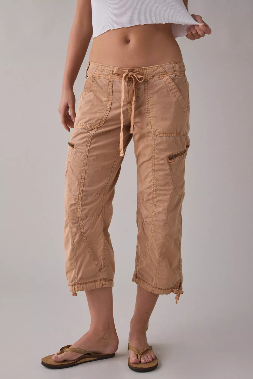 BDG Sidekick Crop Cotton Utility Pants | Urban Outfitters (US and RoW)