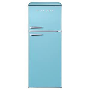 10 cu. ft. Retro Frost Free Top Freezer Refrigerator in Bebop Blue, ENERGY STAR | The Home Depot