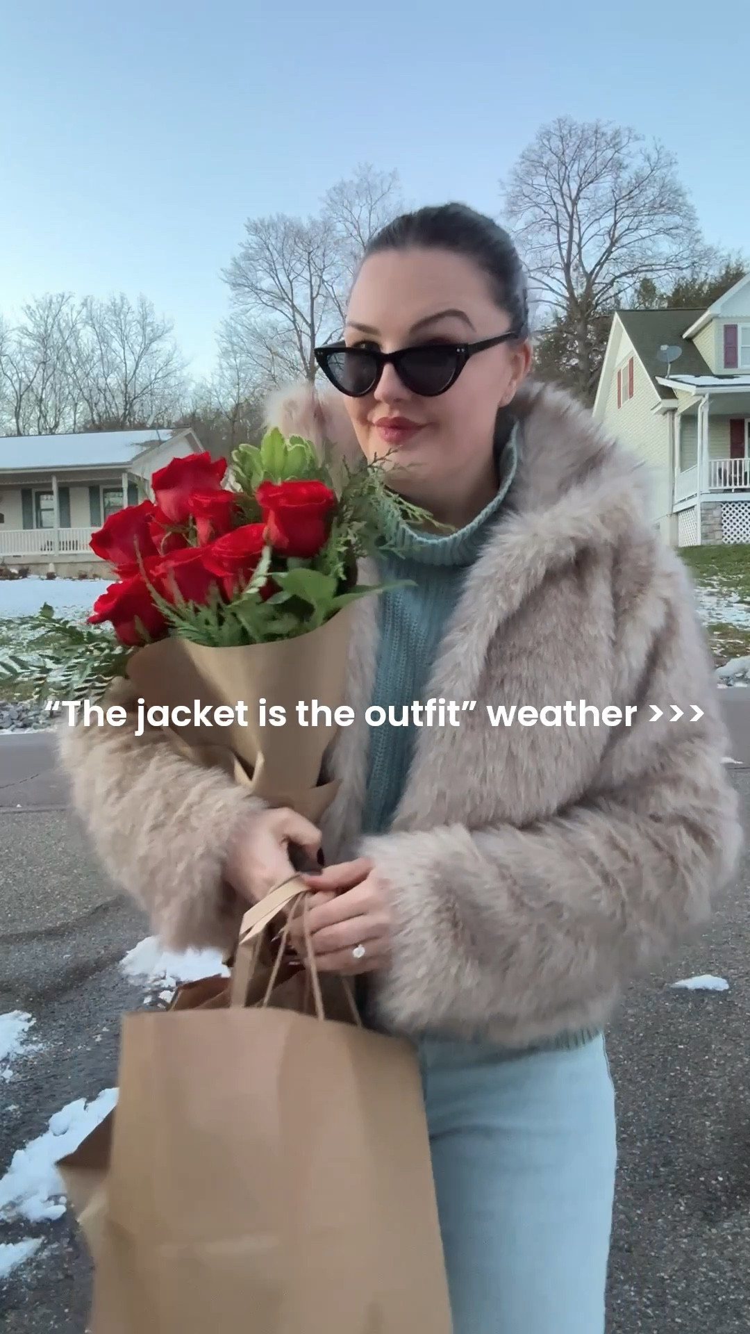 This faux fur jacket is SO warm and cozy! 

#LTKHoliday #LTKFindsUnder100 #LTKMidsize