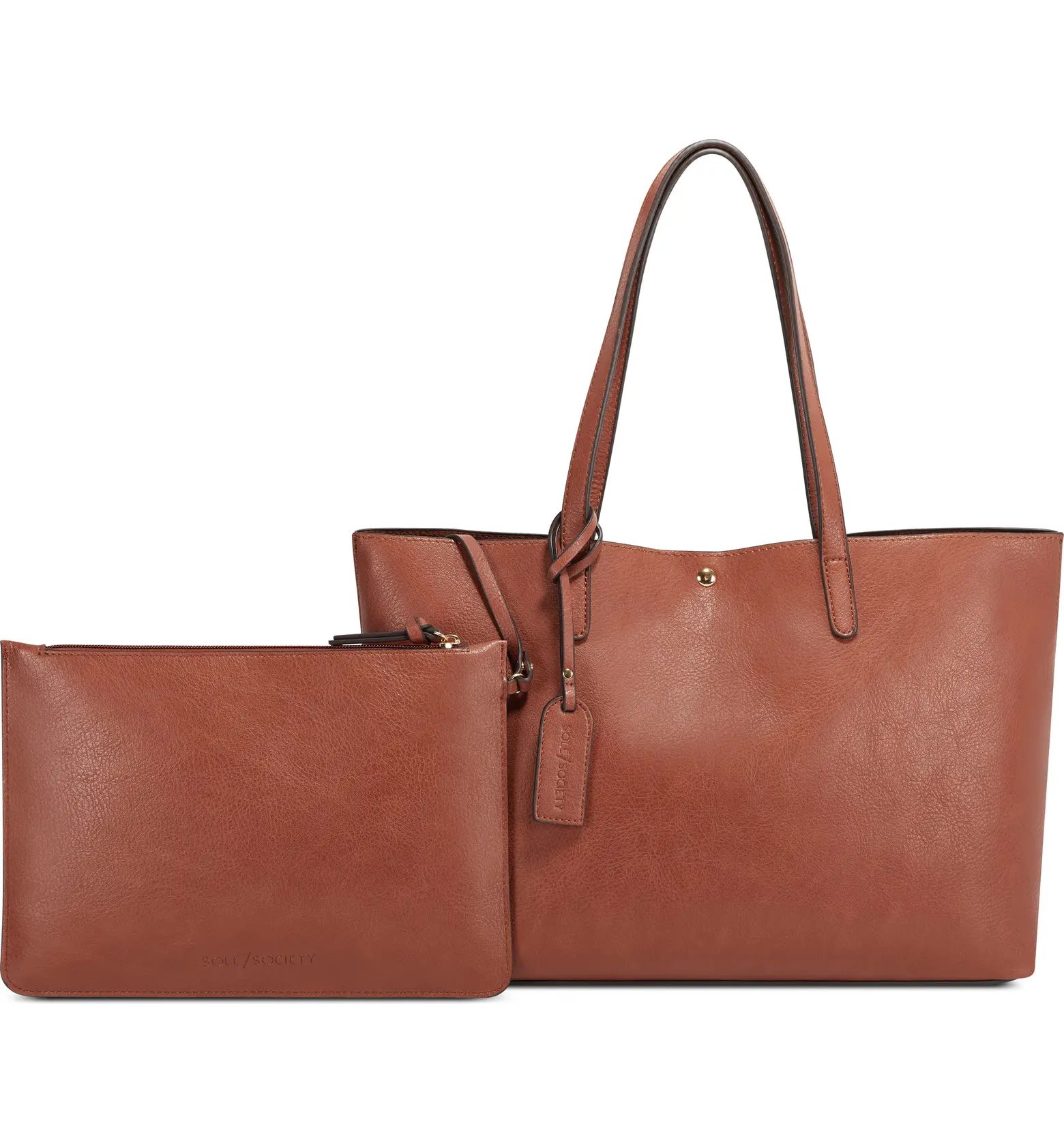 Zeda Faux Leather Tote | Nordstrom