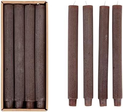 Amazon.com: Creative Co-Op Unscented Pleated Taper Candles in Box, Set of 12 : Everything Else | Amazon (US)
