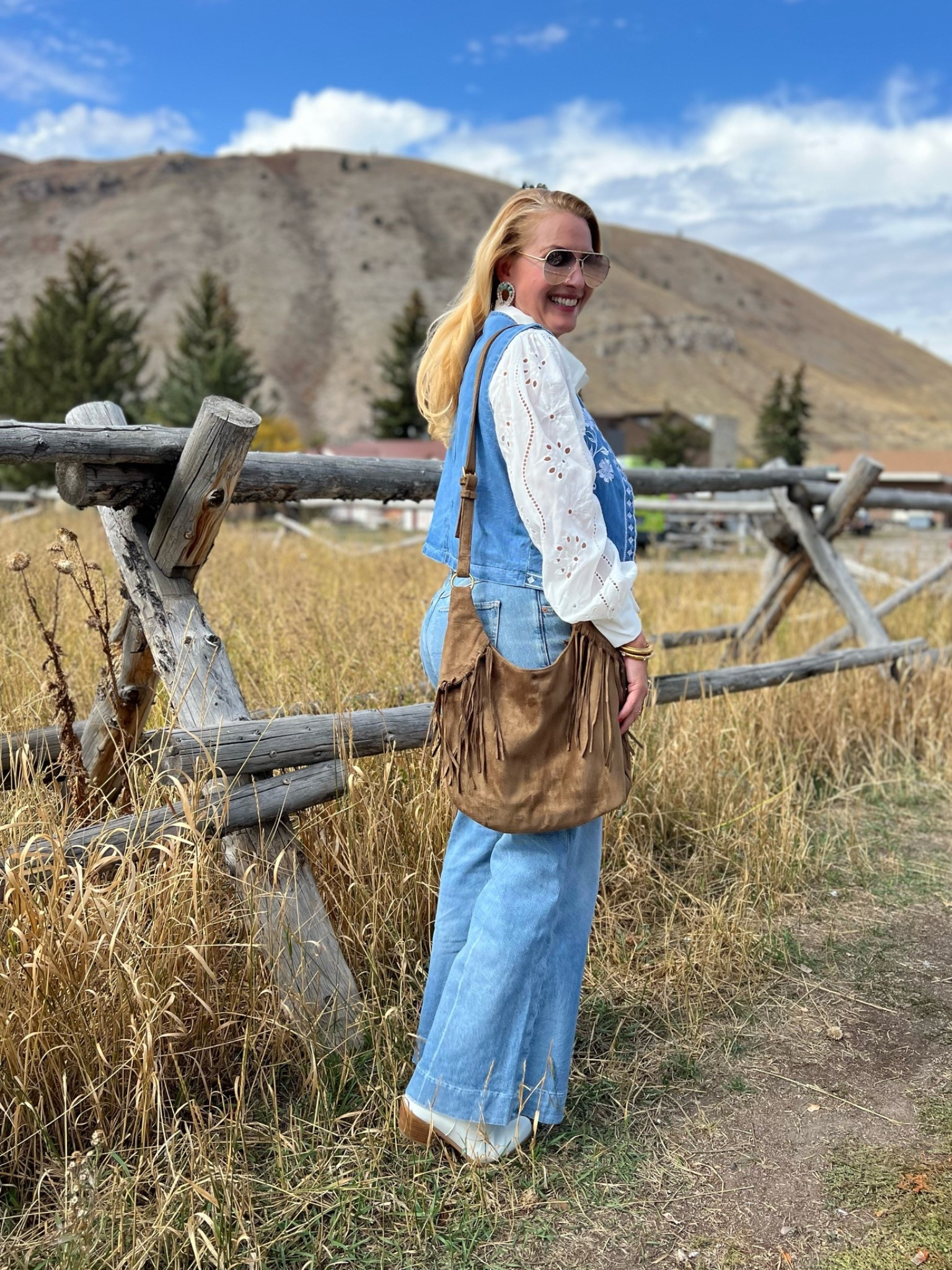 Western Outfits Women I Jackson Hole Outfits for Women I Country Concert Outfit

Taylor swift concert outfit ideas I Wyoming rodeo outfit | rave outfits festivals | rodeo outfits for women | Jackson Hole rodeo outfits for women | rodeo outfit | Jackson Hole outfits spring | Wyoming rodeo outfits | all denim outfit | denim on denim outfit | denim on denim | country concert outfit | country concert outfit ideas | country concert outfits | country concert outfit ideas winter | rodeo outfit | rodeo outfit ideas | western glam outfit | rodeo outfits for women | rodeo outfits winter | cowgirl outfit | rodeo outfits | western outfits | western outfits women | country glam outfit | Jackson Hole outfit | Jackson Hole outfits | rodeo outfits for women | Jackson Hole outfits for women | country concert outfit | country concert outfits

Wearing a large vest and blouse. Wearing a size 12 jeans.

#LTKSeasonal #LTKOver40 #LTKSaleAlert #LTKTravel #LTKgrwm #LTKootd #LTKMidsize #LTKU #LTKWorkwear
