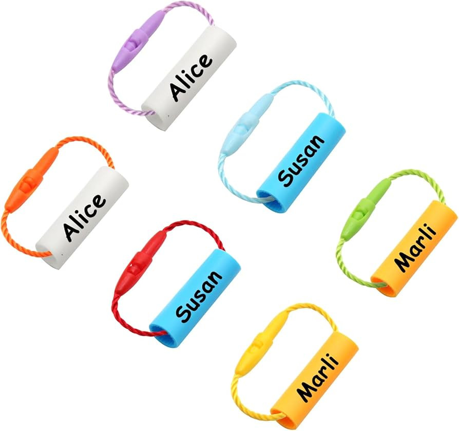 30PCS Backpack Name Tags for Kids,Child ID Tags,Waterproof Shoe Tags,Writable Blank Name Labels f... | Amazon (US)