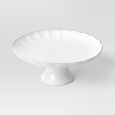 Ribbed Scallop Cake Stand - Threshold™ | Target
