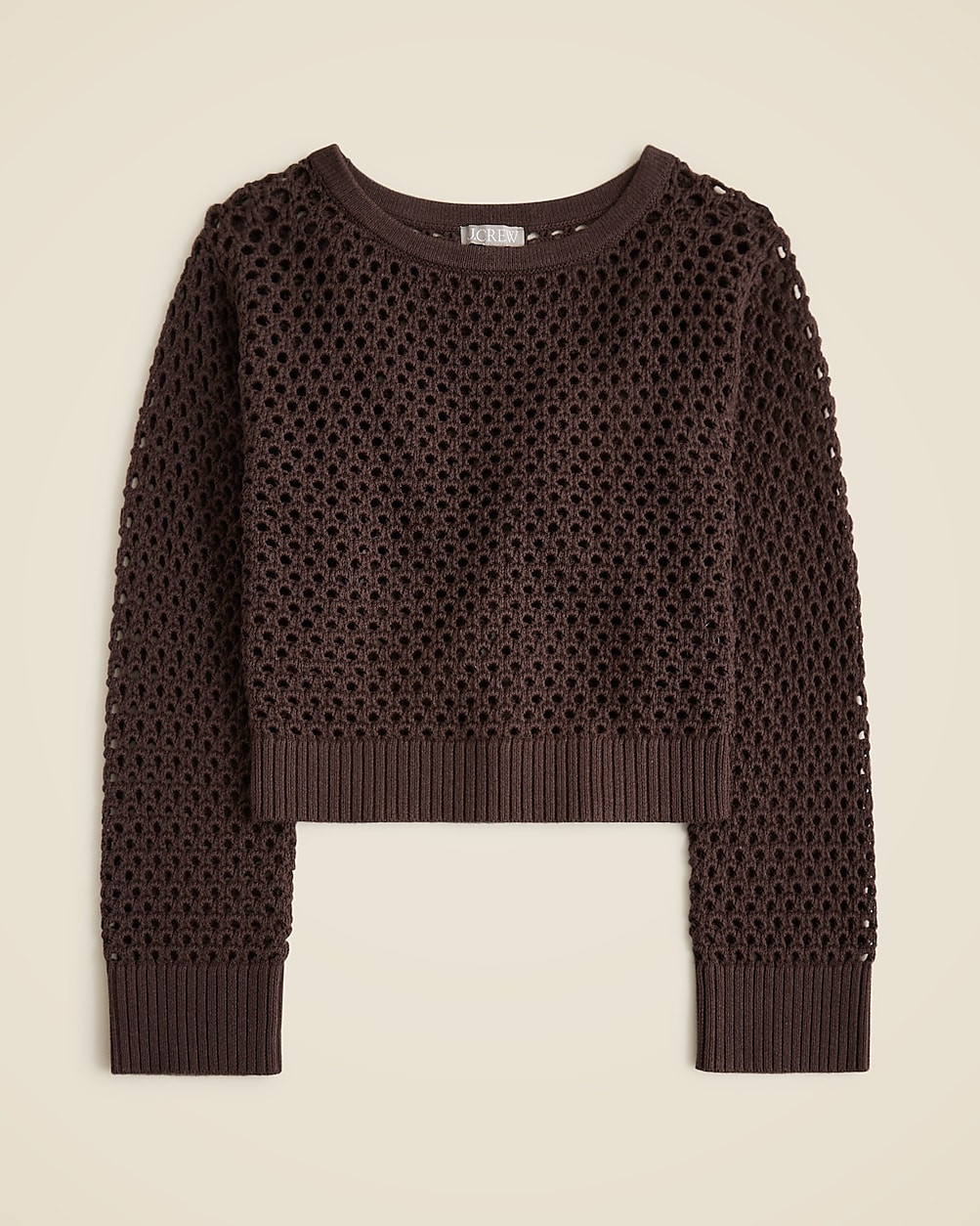 Pointelle boatneck sweater | J. Crew US
