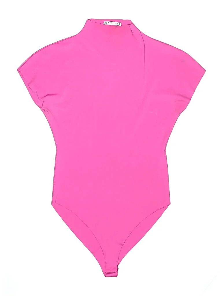 Zara Pink Bodysuit Size L - 40% off | ThredUp (US)