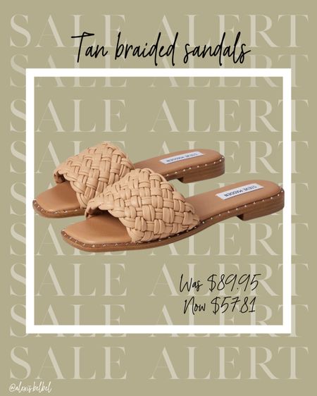 Tan braided sandals on sale size 7 

#LTKsalealert #LTKshoecrush #LTKunder100