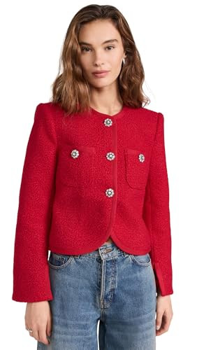 Cinq a Sept Women's JUNIA JACKET, Berry Fizz, 6 | Amazon (US)