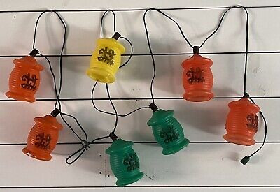 7 Vintage Camping Lights Covers Blow Mold Tiki Patio Japanese Lanterns Chinese | eBay US