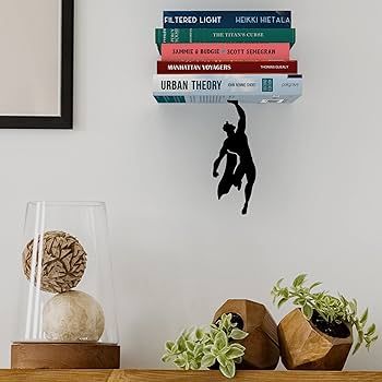Artori Design Floating Bookshelf for Kids, Invisible Metal Book Shelf, Wall Decore Bookshelf for ... | Amazon (US)