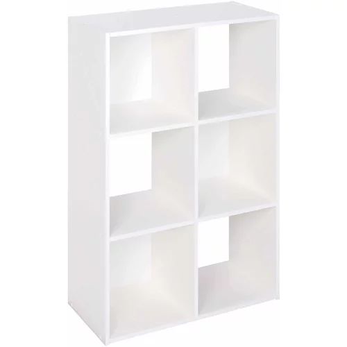 Closetmaid Decorative Home Stackable 6 Cube Cubeicals Organizer Storage, White | Walmart (US)