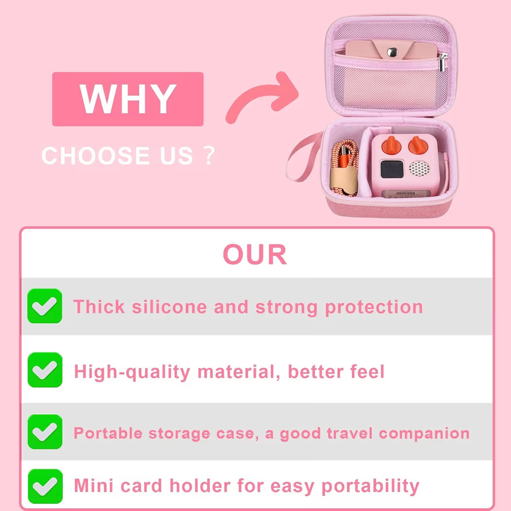YouKnow Hard Case Silicone Cover for Yoto Mini Player Kids Pink | Amazon (US)