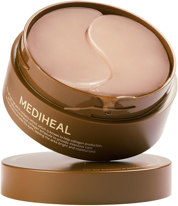 Mediheal Retinol Collagen Under Eye Patches - Korean Hydrogel Eye Pads (60 patches) with 95% Reti... | Amazon (US)