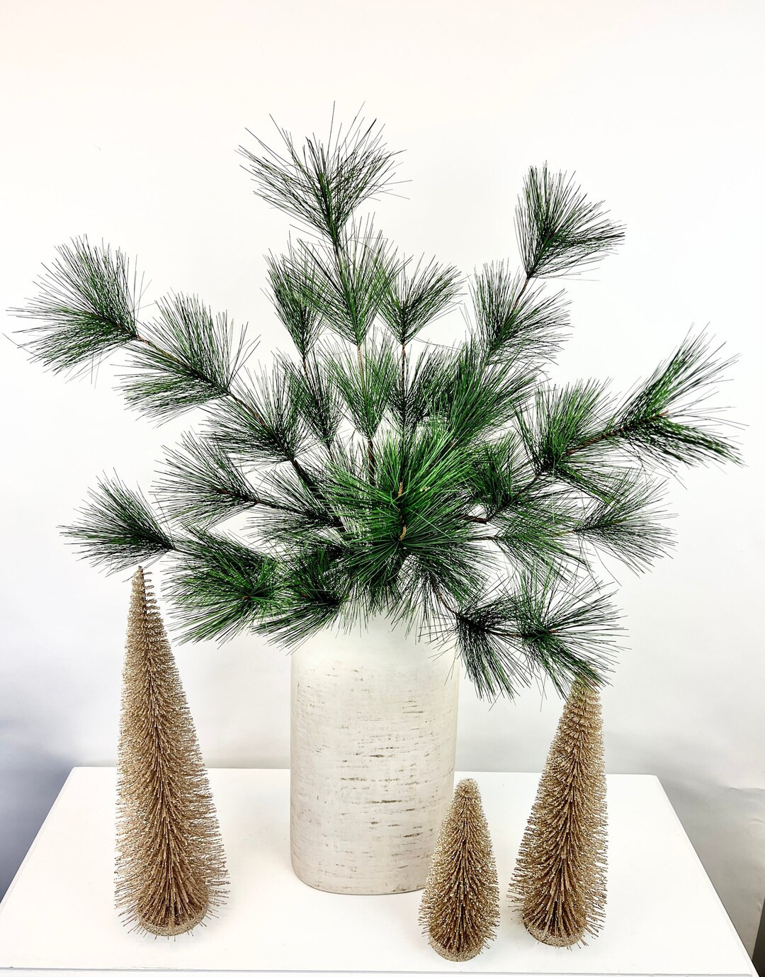 Ponderosa Pine Branch Farmhouse Christmas Decor - Etsy | Etsy (US)