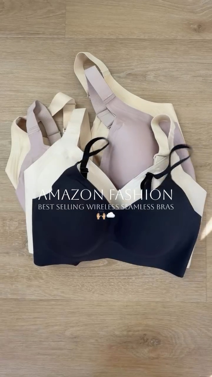 Best selling wireless seamless push-up bras ☁️👏🏼 LIKE & c0mment “BEST” and I’ll DM you 🔗’s to snag ON SALE. Some even under $20! Xx

These viral Amazon bras are a must! They’re not only comfy but have removable padding, adjustable & convertible straps, and up to 5 row of hooks with an extender. 

#wirelessbra #amazonfavorites #everydayoutfit #wardrobeessential #outfitinspo