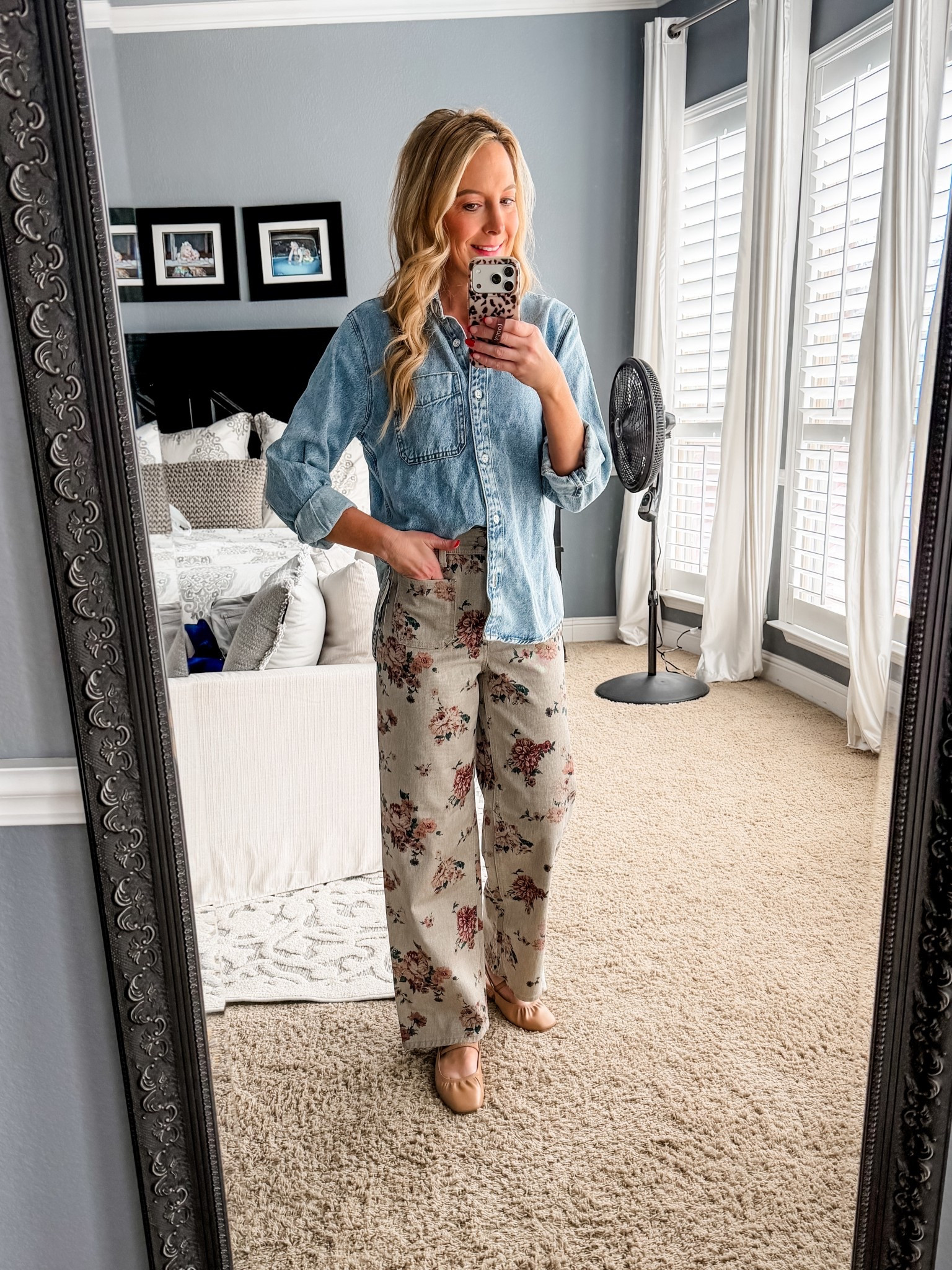 I’m loving these jeans and I get so many compliments on them. They look super cute paired with this denim shirt. I’m wearing a size 4 in the jeans and an XS in the top. 

Spring outfit | spring outfits | denim shirt | jean shirt | casual outfit | spring shoes | flats | ballet flats | Target | @Target 



#LTKootd #LTKSaleAlert #LTKmomlife