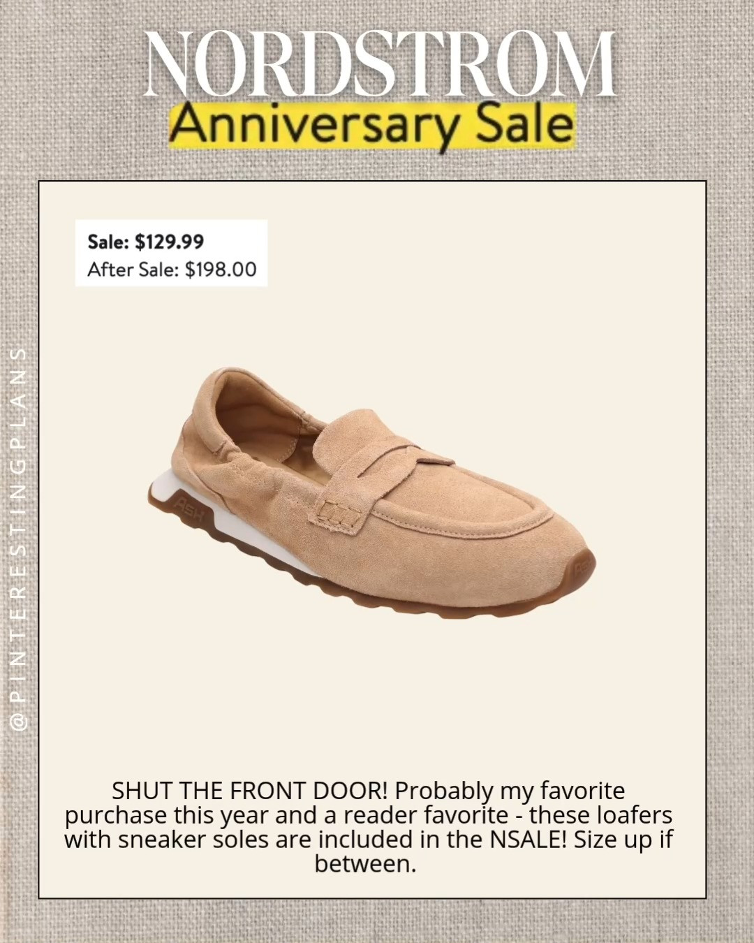 SHUT THE FRONT DOOR! Probably my favorite purchase this year and a reader favorite - these loafers with sneaker soles are included in the NSALE! Size up if between.

#LTKSeasonal #LTKActive #LTKSaleAlert