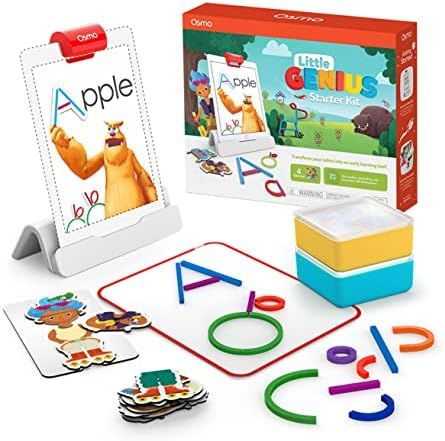 Osmo - Little Genius Starter Kit for iPad - 4 Educational Learning Games - Ages 3-5 - Summer Lear... | Amazon (CA)