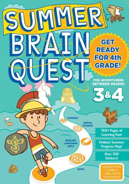 Summer Brain Quest: Between Grades 3 & 4 - Paperback | Walmart (US)