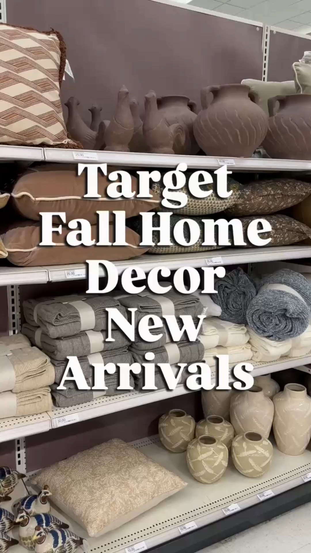 THRESHOLD FALL DECOR NEW ARRIVALS @Target  

Target home, home decor, threshold, home decor ideas, decorative pillows, home interior, fall home decor, target run, target home finds, smiles and pearls

#LTKHome #LTKOver40 #LTKPetite