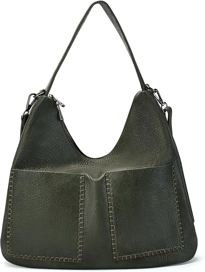 Women Tote Bag Casual Large Capacity PU Faux Leather Handbag for Daily Use | Amazon (US)