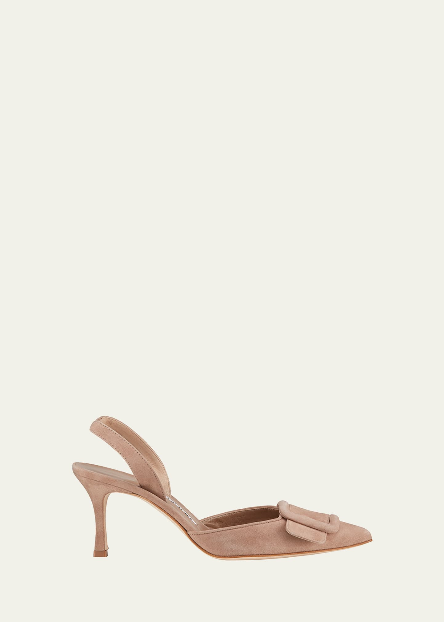 Maysli Suede Buckle Slingback Pumps | Bergdorf Goodman
