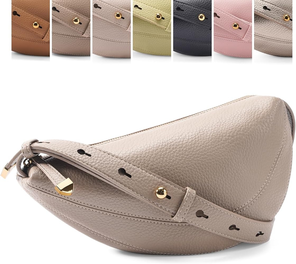 Crossbody Sling Bag for Women Crescent Bags Vegan Cross body Purses Dumpling Bag Small Travel with Adjustable Strap | Amazon (US)