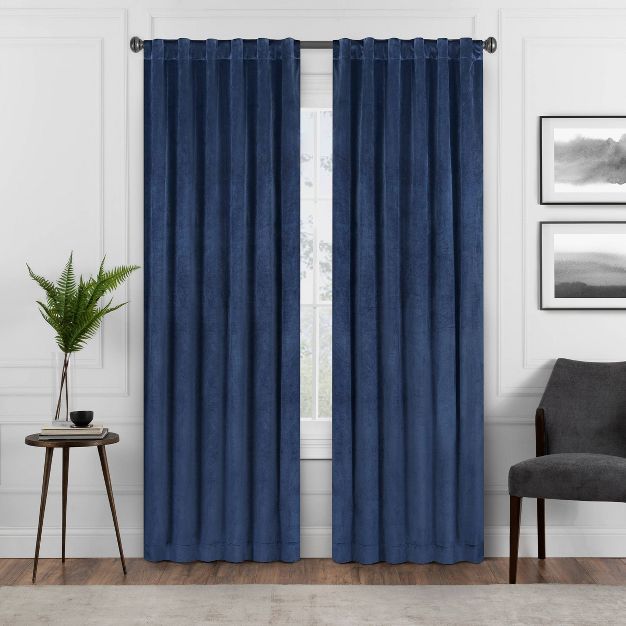 Harper Velvet Absolute Zero Blackout Window Panel - Eclipse | Target