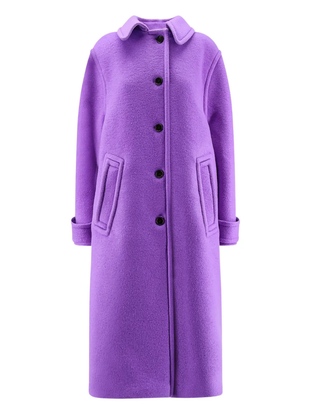 Gucci single-breasted coat - Purple | Farfetch Global