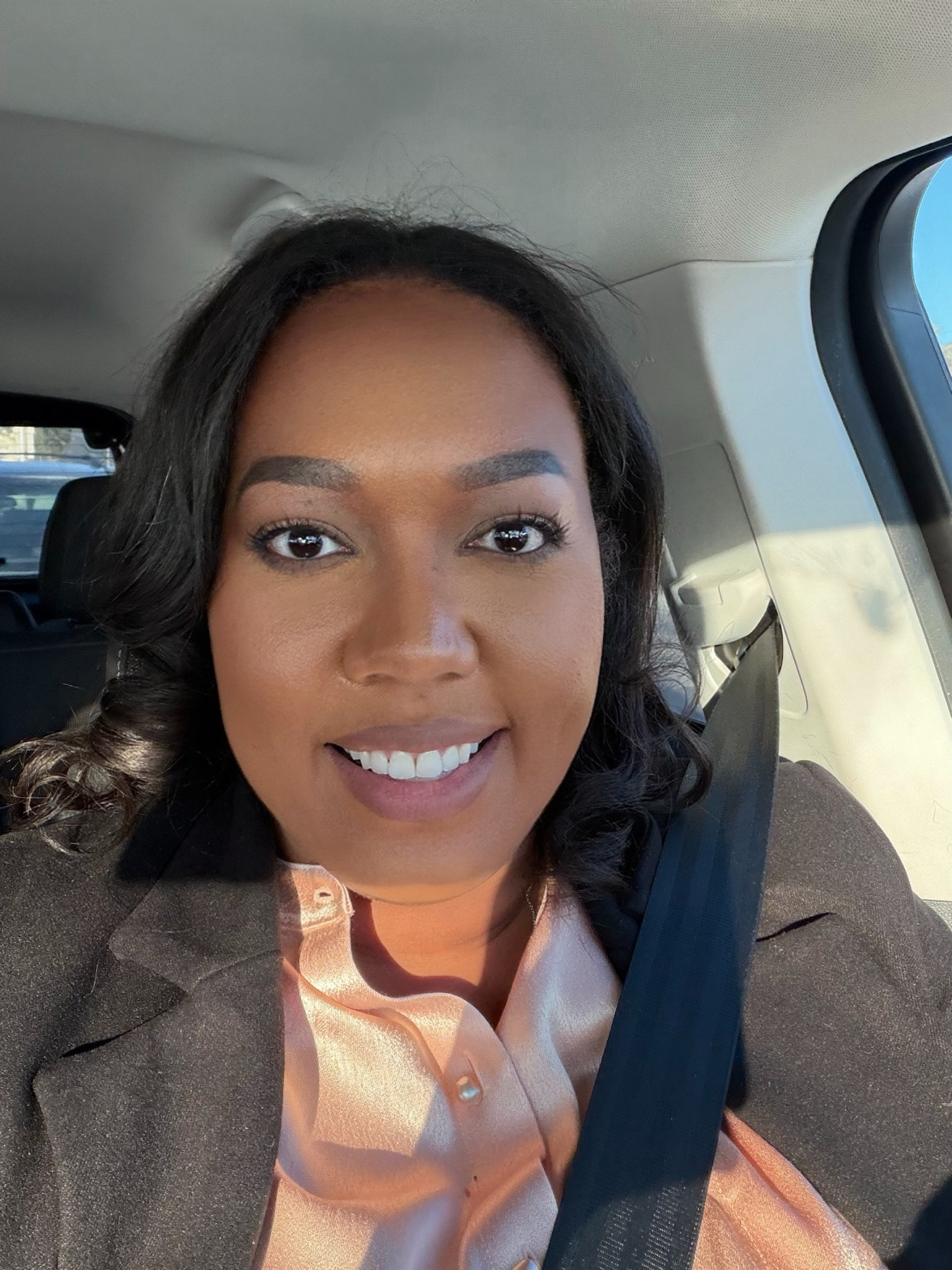 Vince silk + peach tones = instant glow. Soft, polished, and always in style.  If you ever see Vince silk on sale… run. 🍑✨

#LTKMidsize #LTKTall #LTKWorkwear