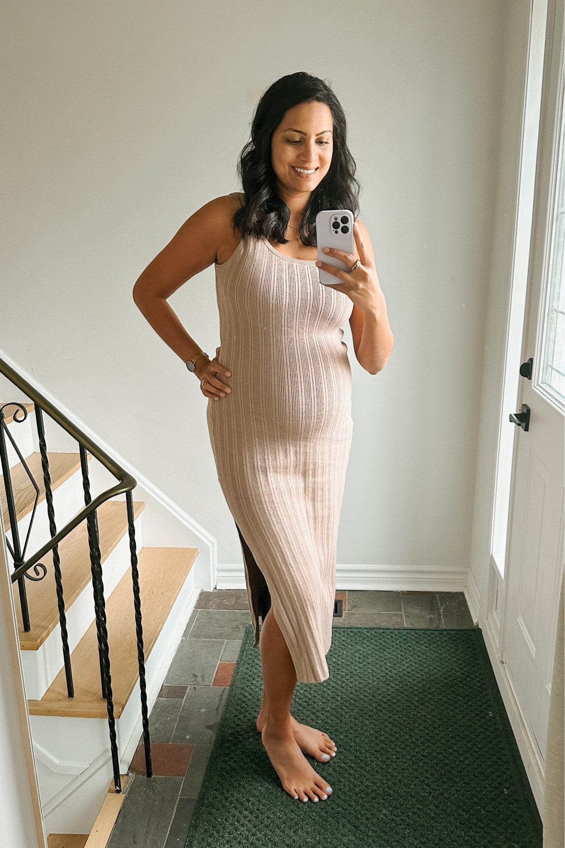 Another non-maternity dress that works perfectly with the growing bump and will get lots of wear postpartum too!

#LTKbump #LTKmidsize #LTKSpringSale