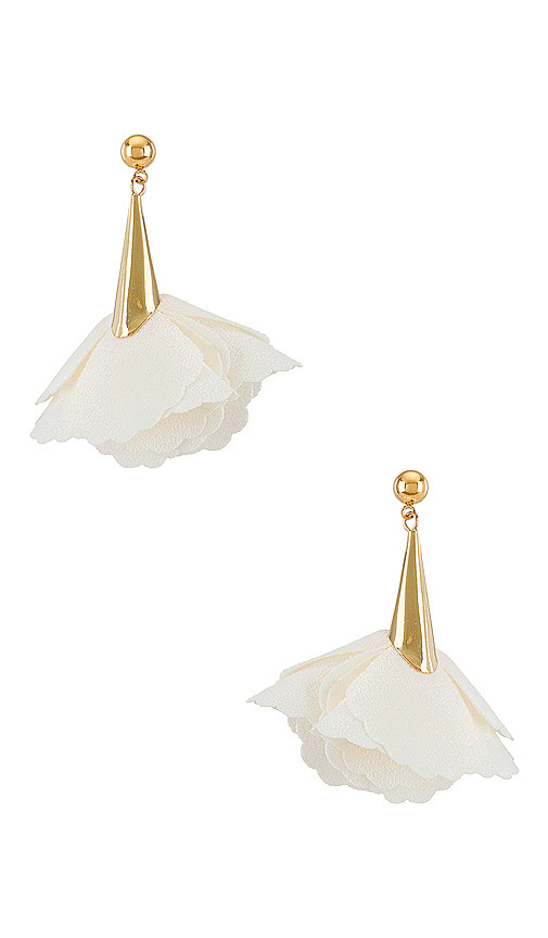 Florence Earrings in White | Revolve Clothing (Global)
