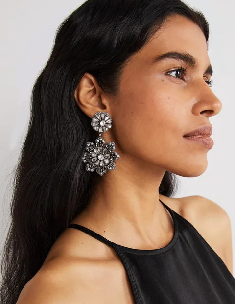 Embellished Floral Earrings | Boden (UK & IE)