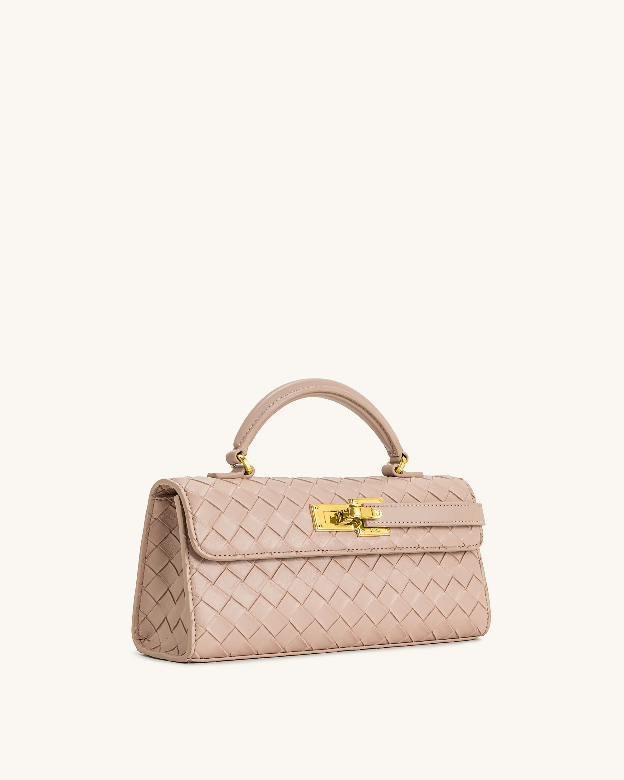 Keyla Weave Texture Top Handle Bag - Pink | JW PEI US