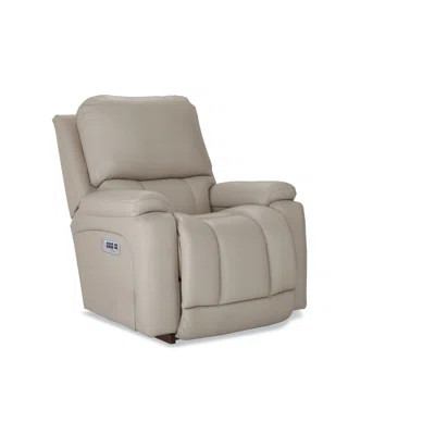 Greyson Leather Match Power Rocking Recliner with Power Headrest and Lumbar | Wayfair North America