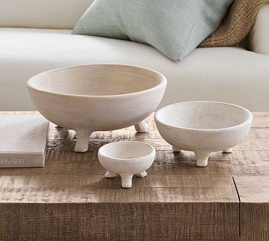 Artisan Rustic Handcrafted Ceramic Bowls | Pottery Barn (US)