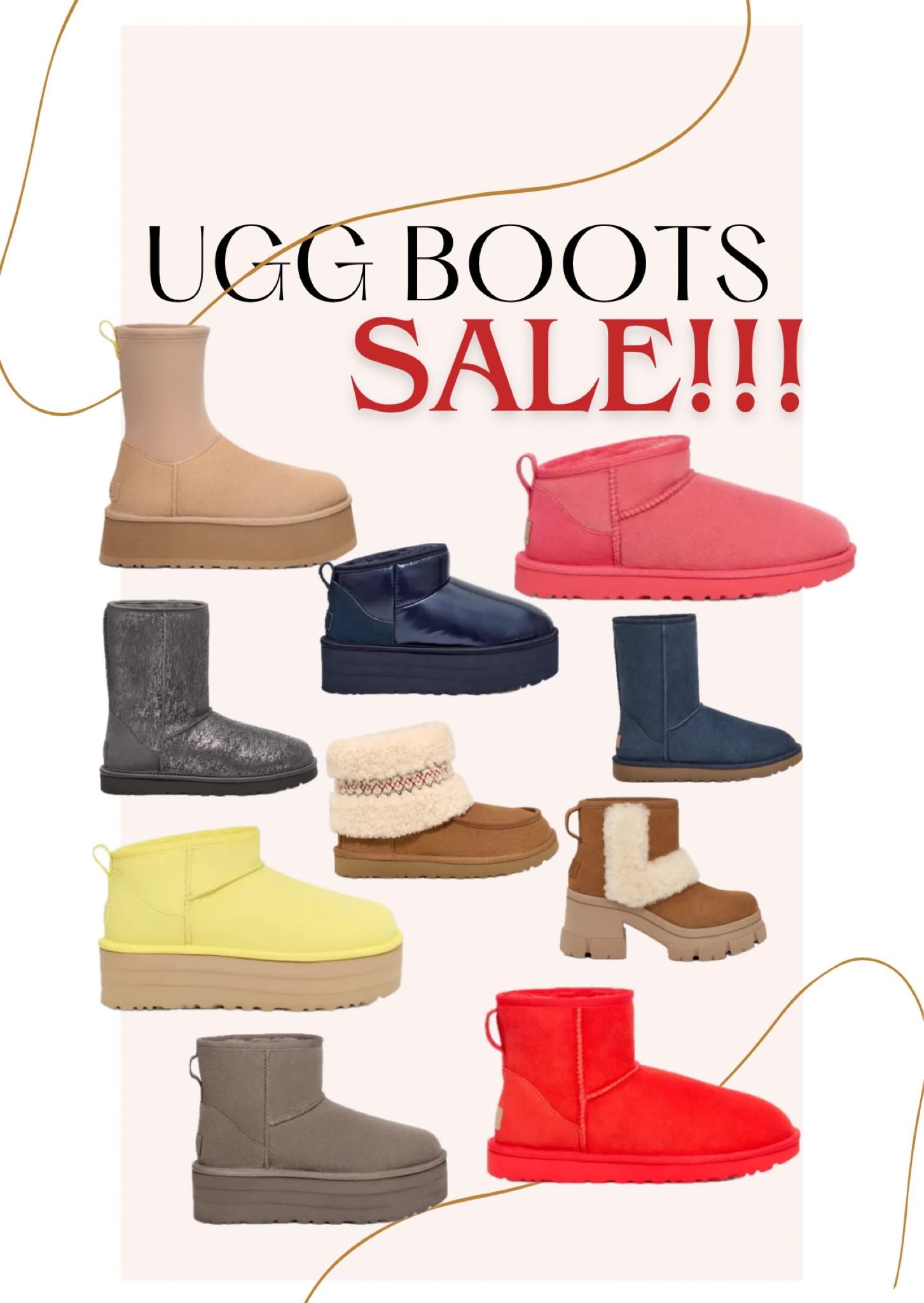 Great markdown on Ugg Boots just in time for the height of winter season! My favorite is the Classic short, got myself a pair and they run true to size.
Ugg Boots
Winter Boots
Sale

#LTKstyletip #LTKSeasonal #LTKsalealert