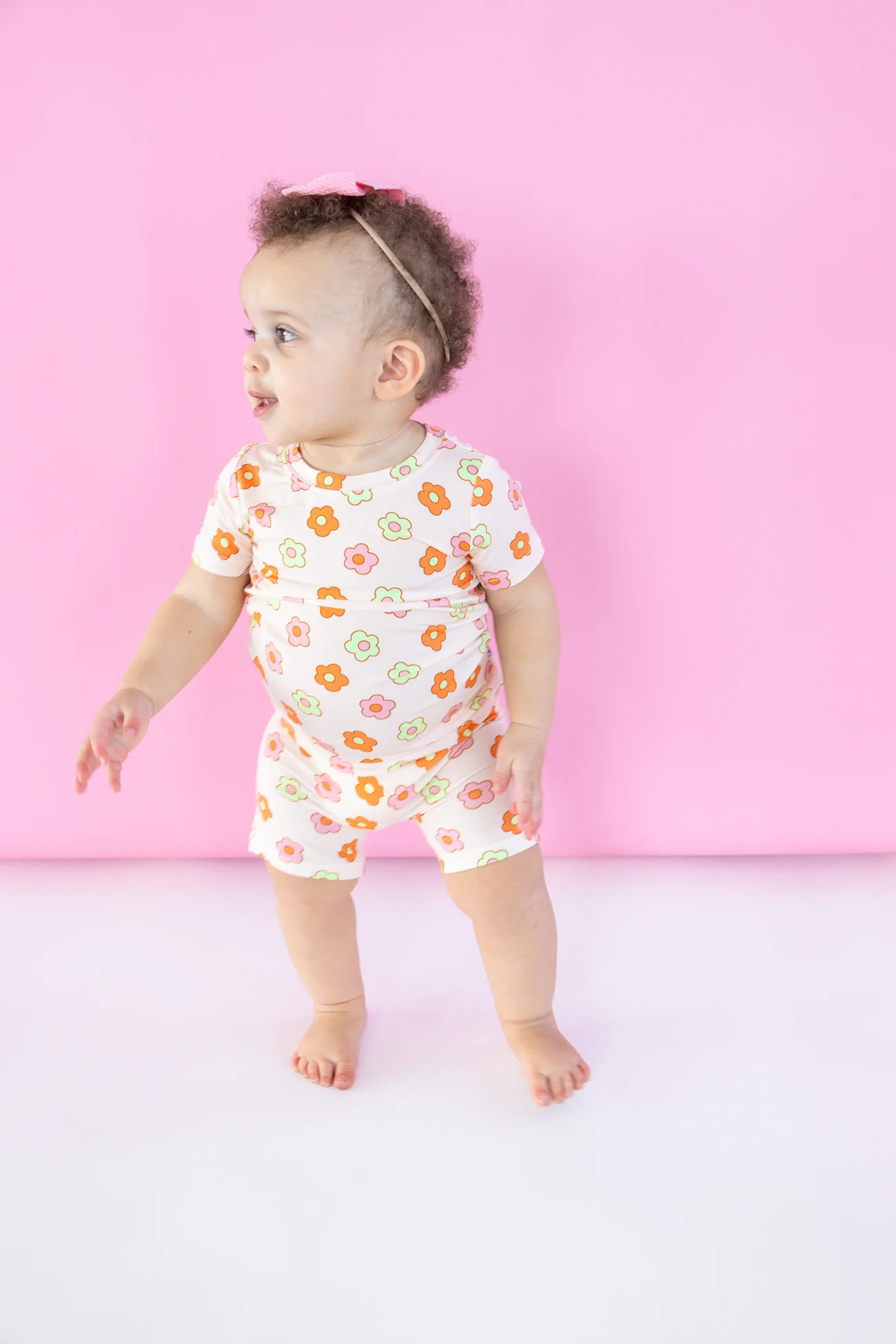 FEELIN' FLOWERFUL DREAM SHORT SET | Dream Big Little Co.
