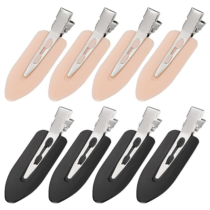 8Pcs No Bend No Crease Hair Clips- Styling Duck Bill Clips Alligator Hair Barrettes for Styling S... | Amazon (US)