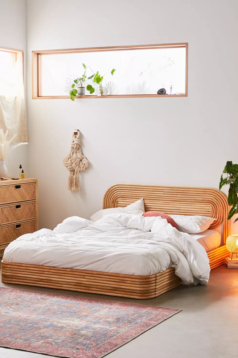 Ria Rattan Bed | Urban Outfitters (US and RoW)