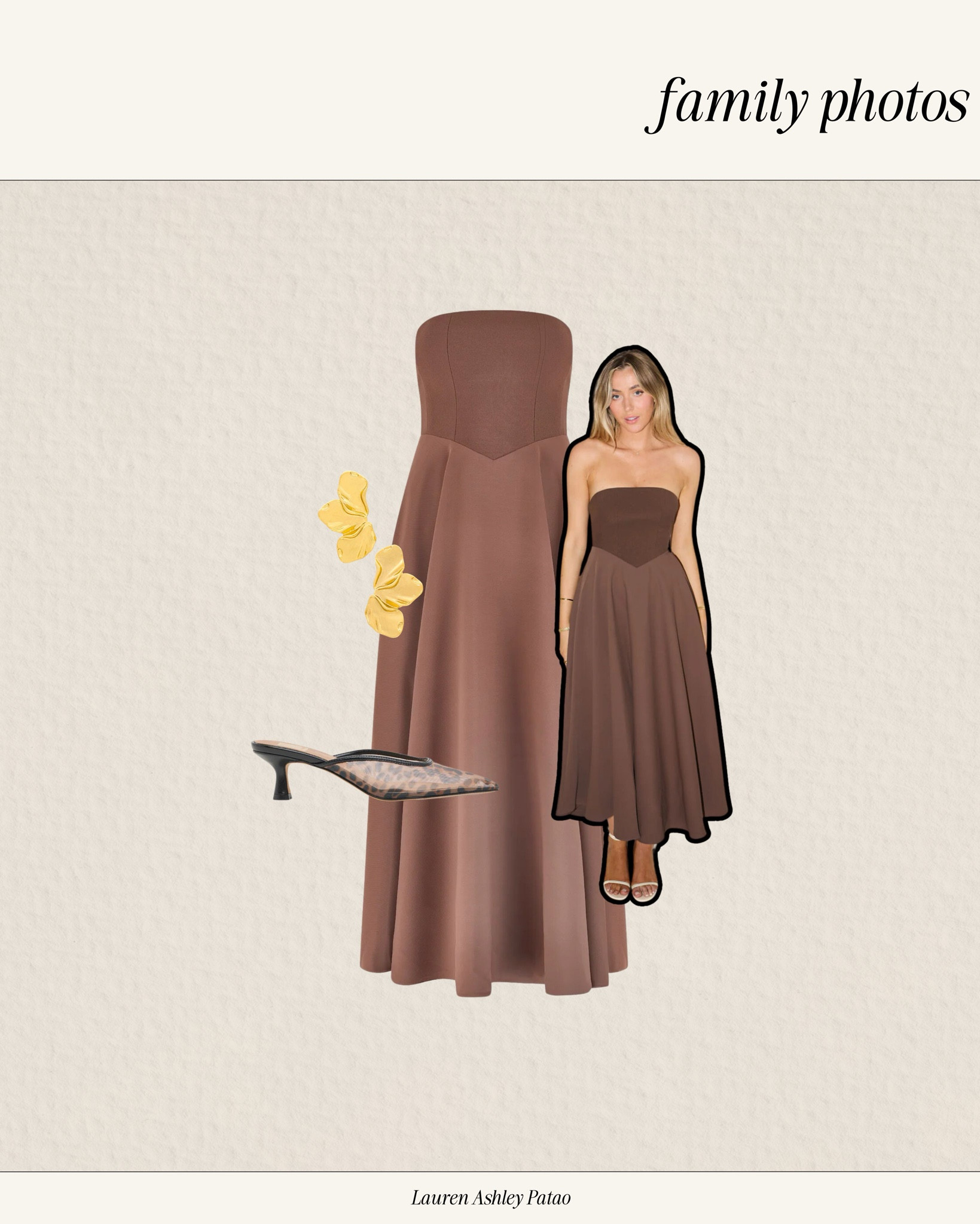 Family photos neutral outfit idea 