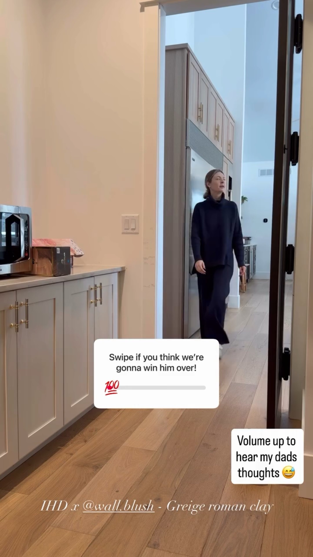 Volume up to hear my dads thoughts 😅 IHD x @wall.blush - Greige roman clay