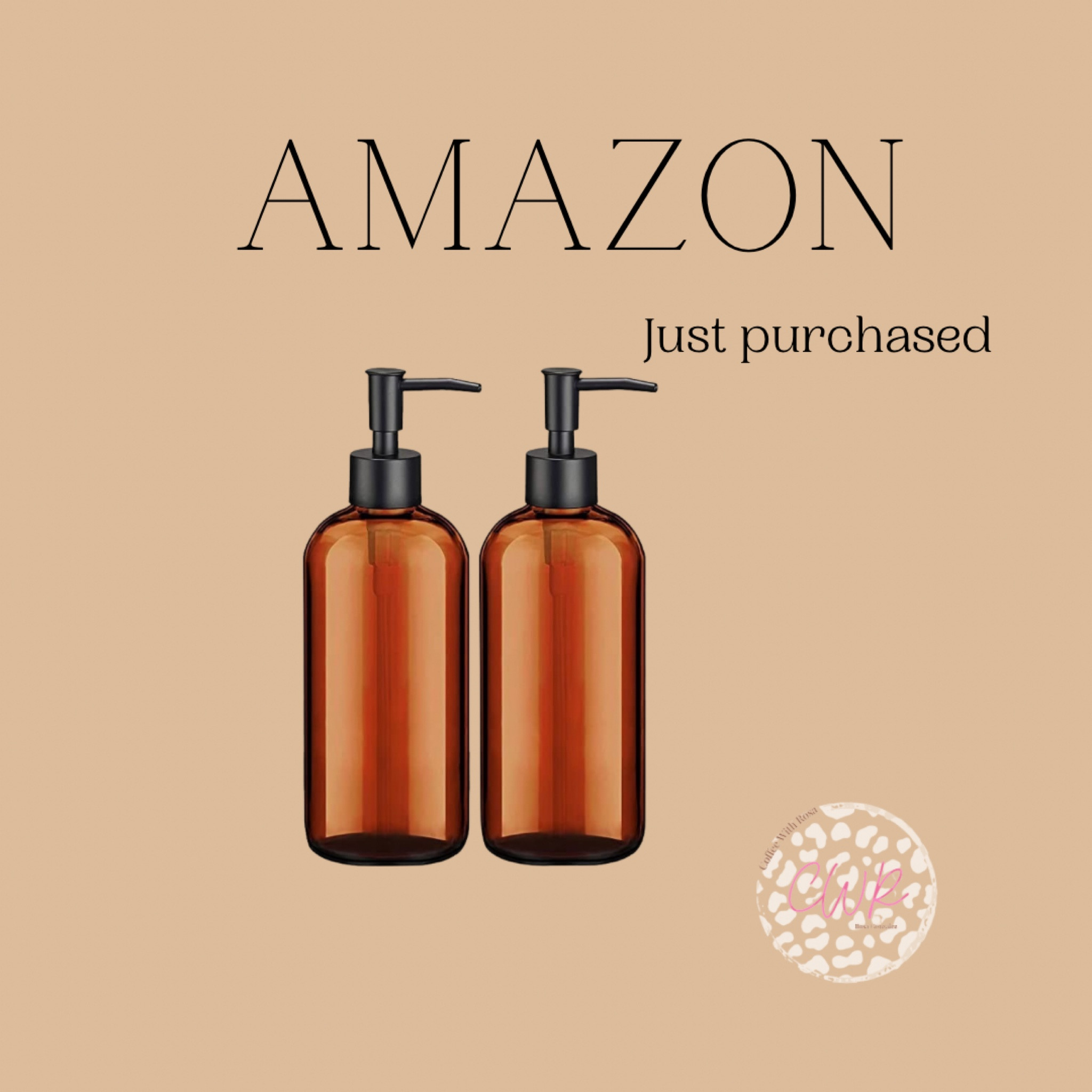 Amazon purchase! Amber glass soap dispensers! $10 for 2 

#LTKhome #LTKunder50 #LTKFind