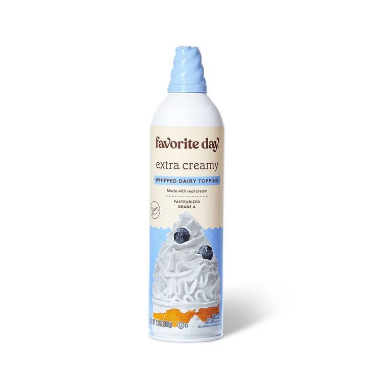 Extra Creamy Whipped Dairy Topping - 13oz - Favorite Day&#8482; | Target