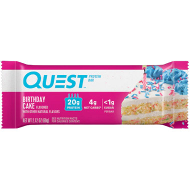 Quest Nutrition Protein Bar Birthday Cake | Well.ca