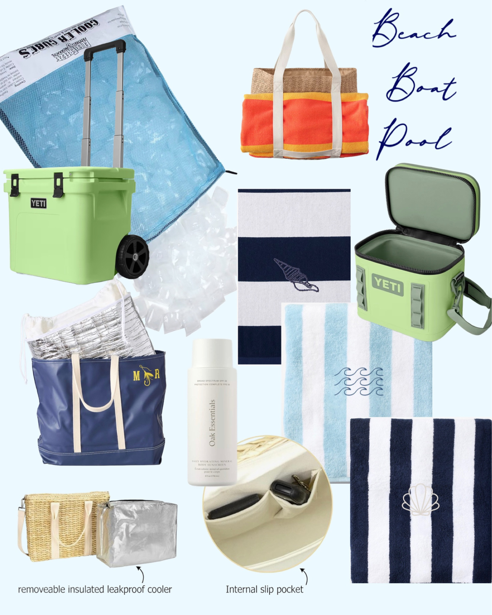 Ready for the Beach, Pool or out on the boat with function and stylee

#LTKHome #LTKSeasonal